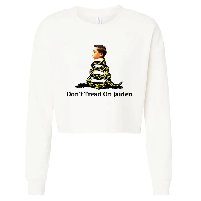 Brick Suit Dont Tread On Jaiden Cropped Pullover Crew