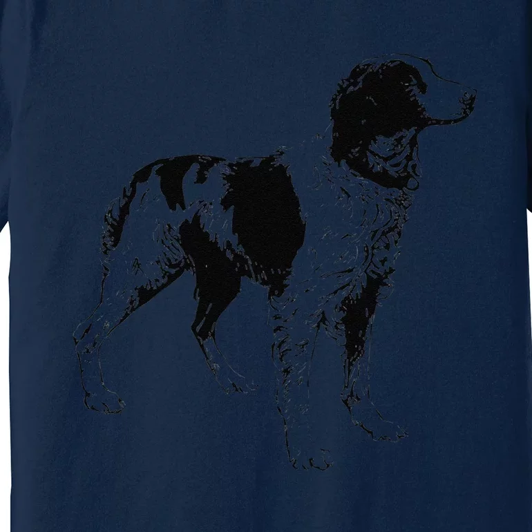 Brittany Spaniel Dog Love Dogs Mothers Fathers Day Premium T-Shirt