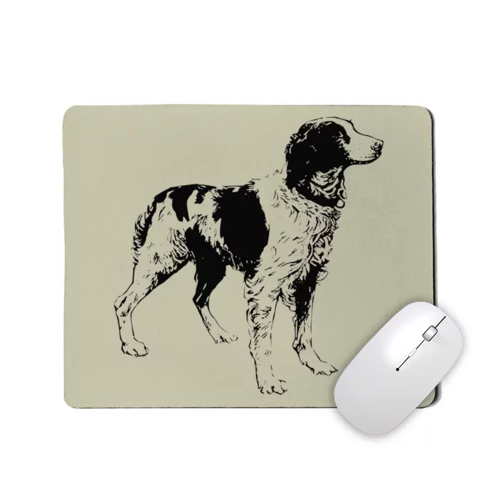 Brittany Spaniel Dog Love Dogs Mothers Fathers Day Mousepad