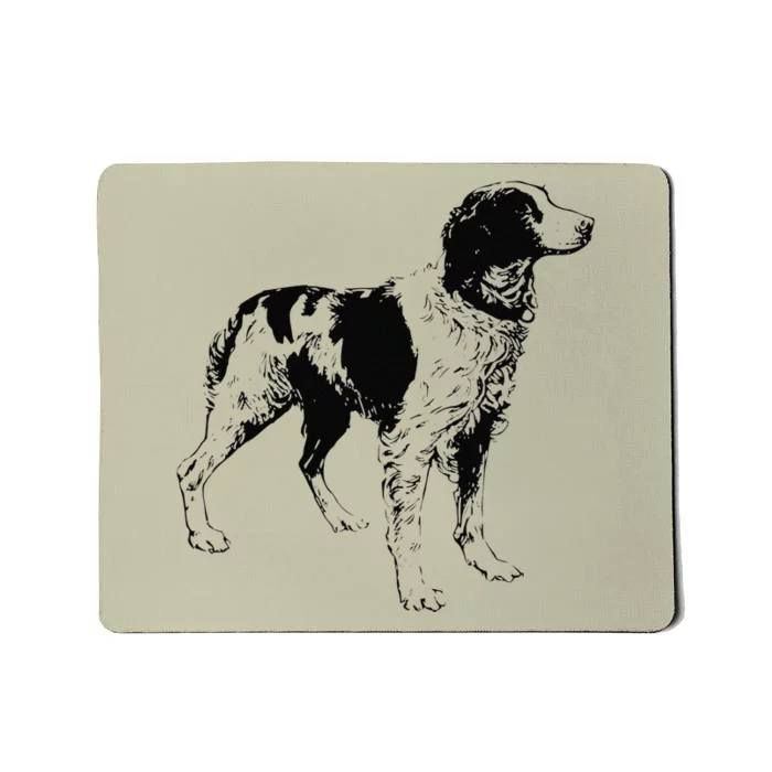 Brittany Spaniel Dog Love Dogs Mothers Fathers Day Mousepad