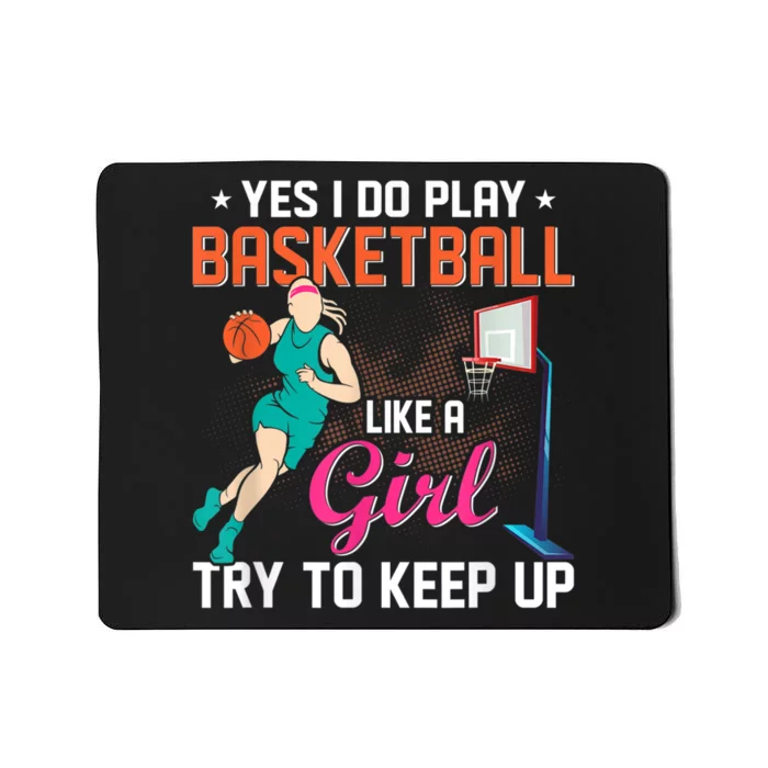 Basketball Sports Design For Women Men Mousepad