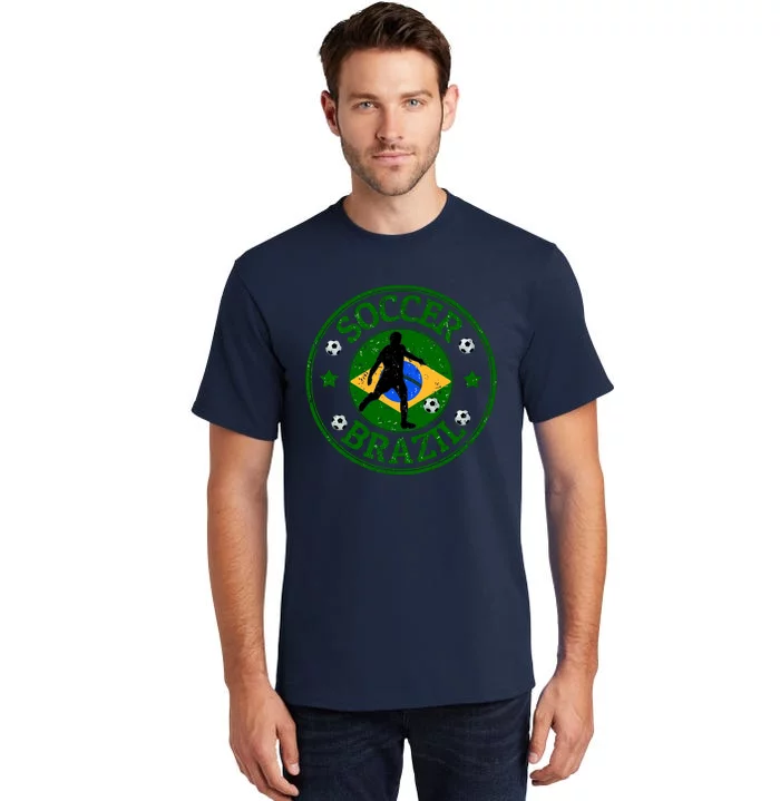 Brazil Soccer Design Tall T-Shirt