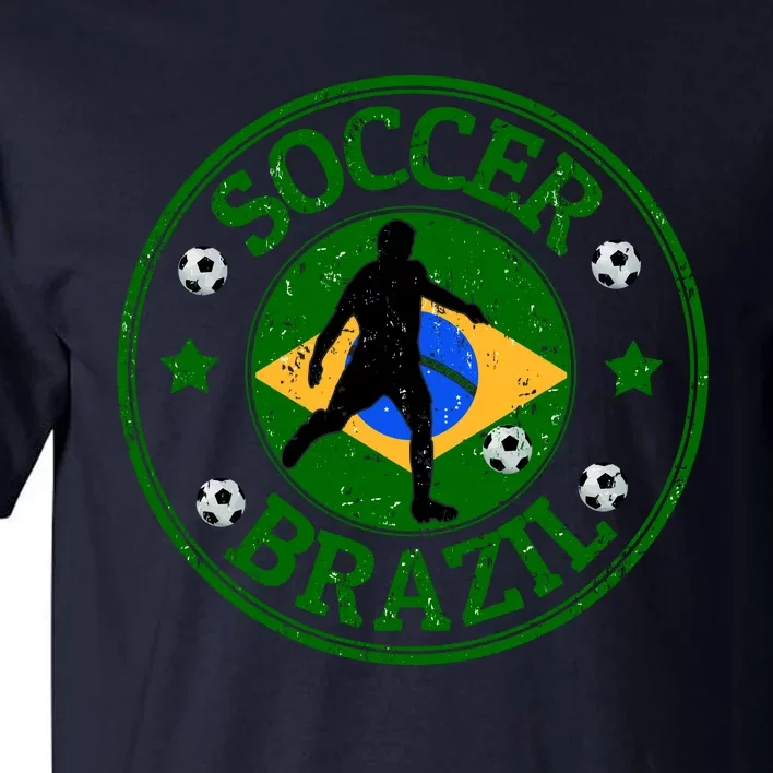 Brazil Soccer Design Tall T-Shirt