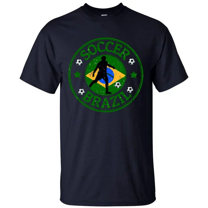 Brazil Soccer Design Tall T-Shirt