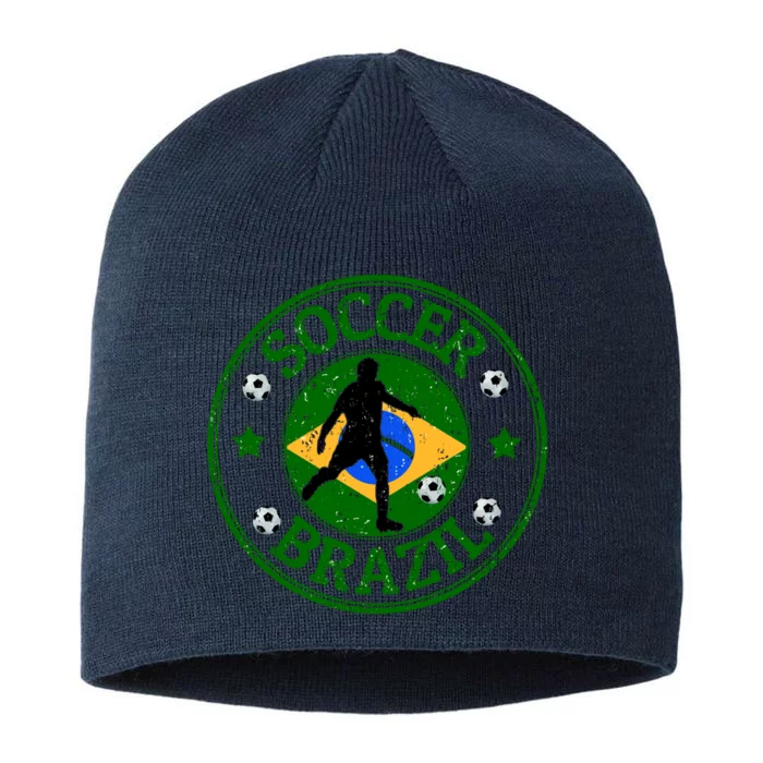 Brazil Soccer Design 8 1/2in Sustainable Knit Beanie