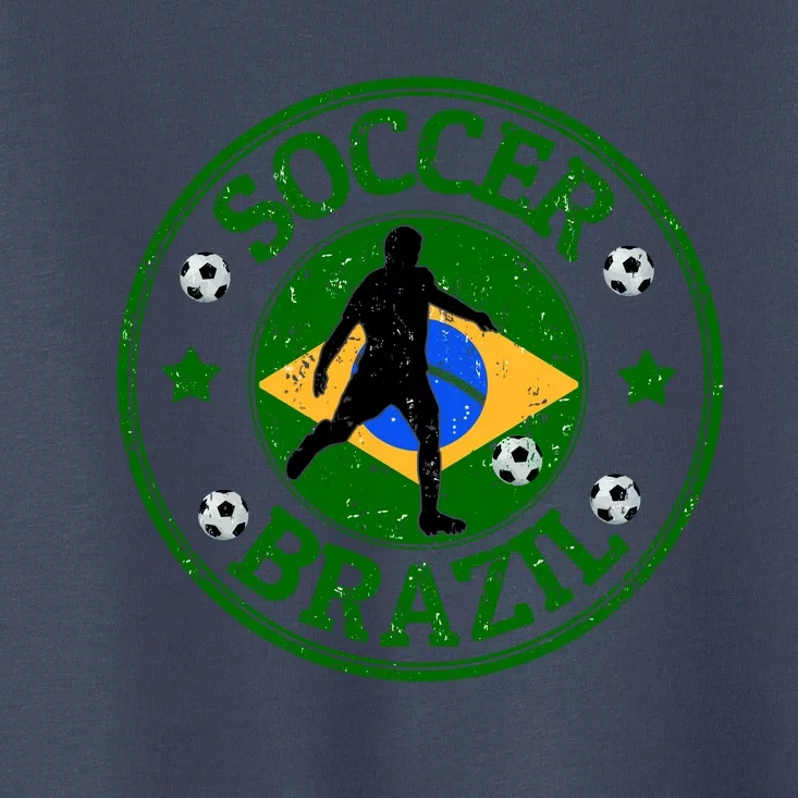 Brazil Soccer Design Toddler T-Shirt