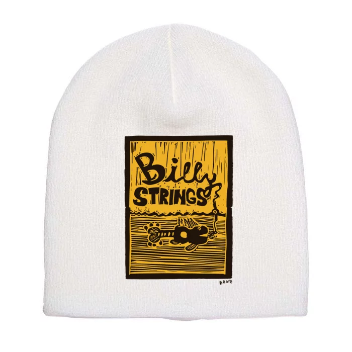 Billy Strings Danny Barnes Fish Guitar Summer Tour Short Acrylic Beanie