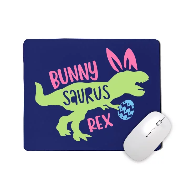 Bunny Saurus Dinosaur Easter Day Mousepad