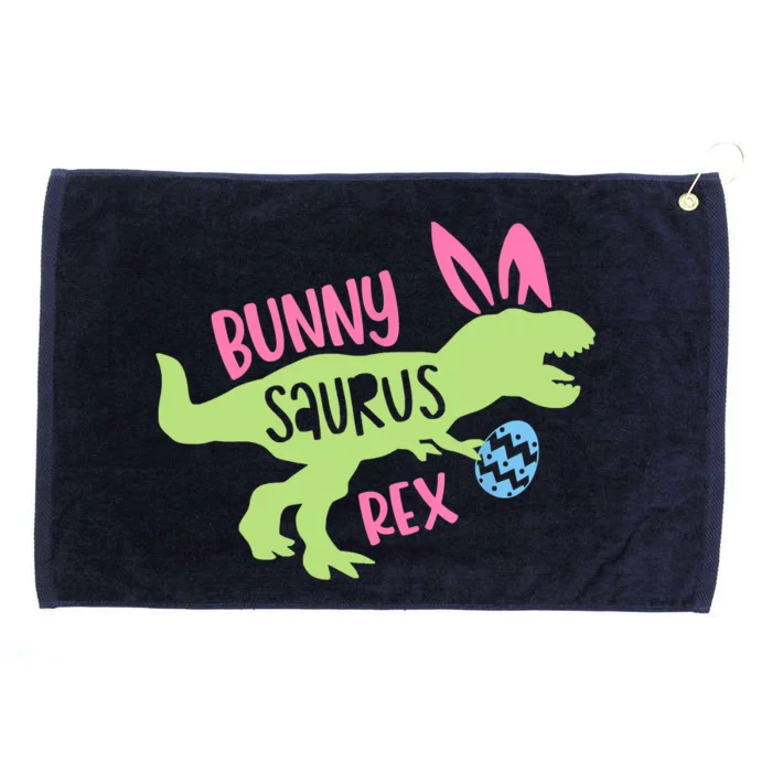 Bunny Saurus Dinosaur Easter Day Grommeted Golf Towel