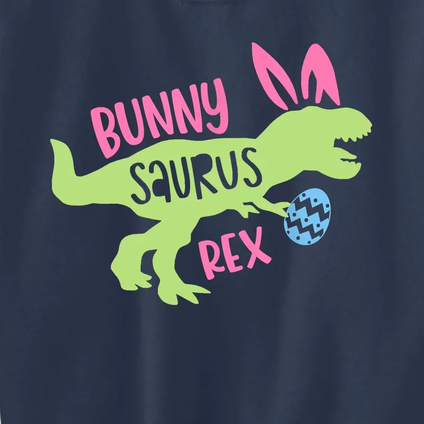 Bunny Saurus Dinosaur Easter Day Kids Sweatshirt