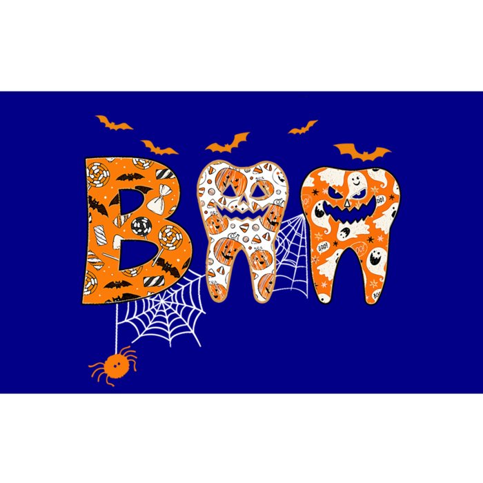 Boo Spooky Dentist Halloween Teeth Pumpkin Dental Hygienist Gift Bumper Sticker