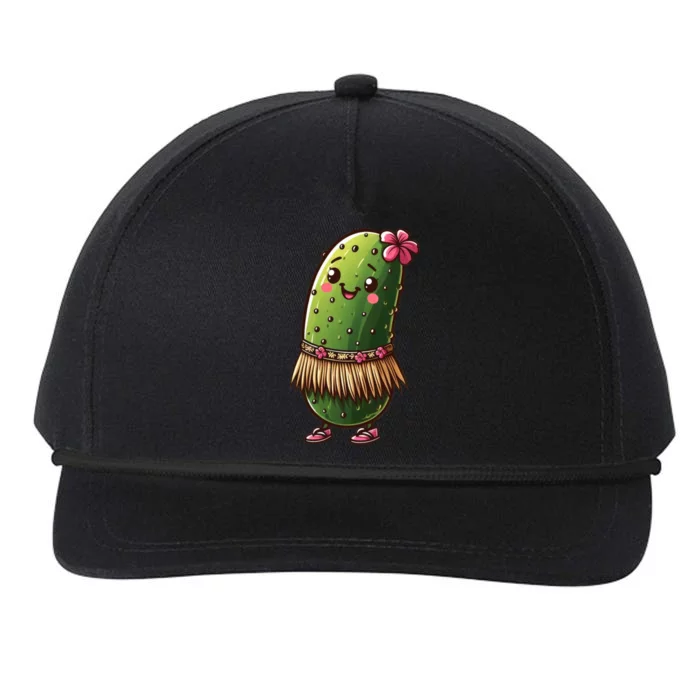 Best Summer Design Cucumber Pickle Lover Gift Snapback Five-Panel Rope Hat