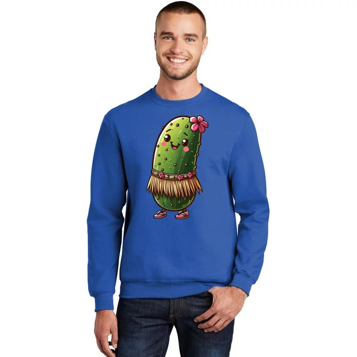 Best Summer Design Cucumber Pickle Lover Gift Tall Sweatshirt