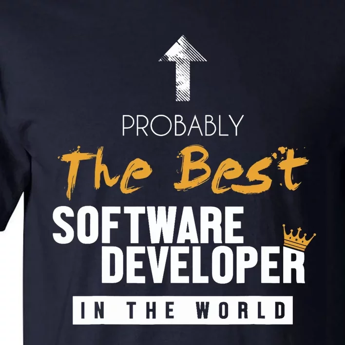 Best Software Developer World Full Stack Software Developer Tall T-Shirt