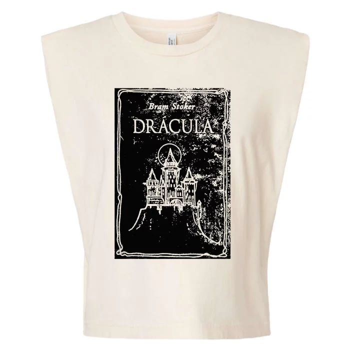 Bram StokerS Dracula 1897 Original Book Cover Art Garment-Dyed Women's Muscle Tee