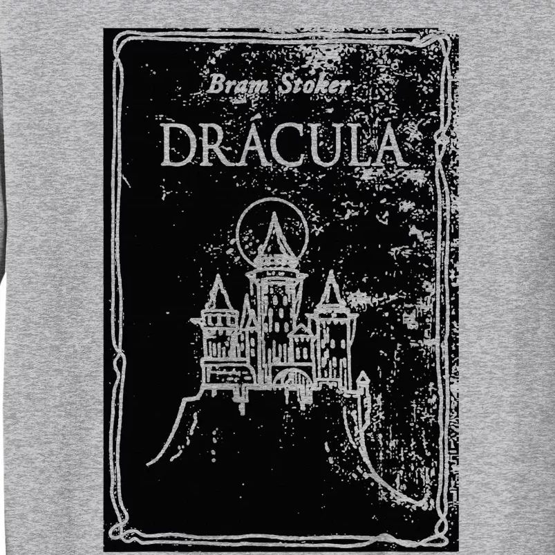 Bram StokerS Dracula 1897 Original Book Cover Art Tall Sweatshirt