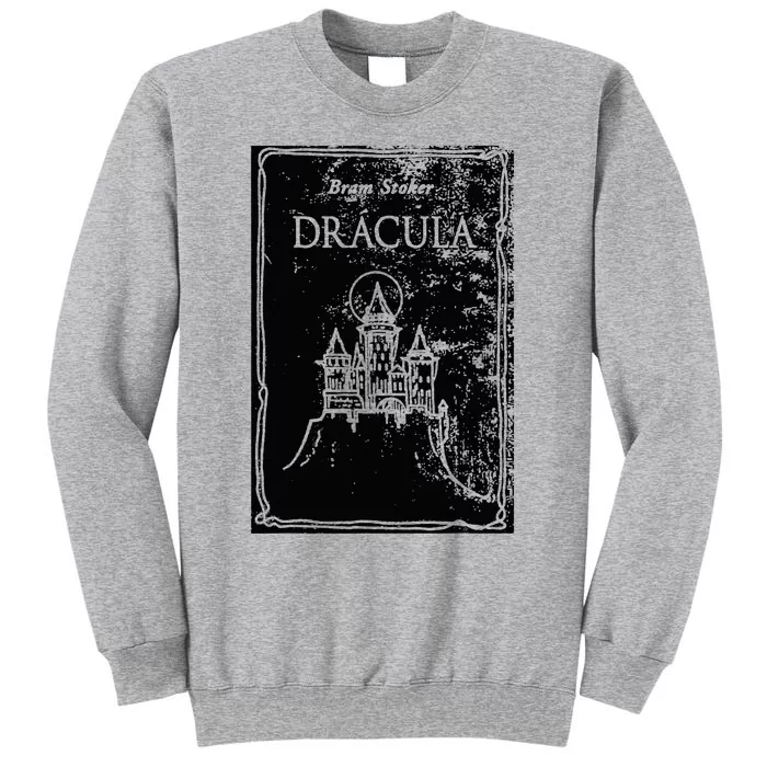 Bram StokerS Dracula 1897 Original Book Cover Art Tall Sweatshirt