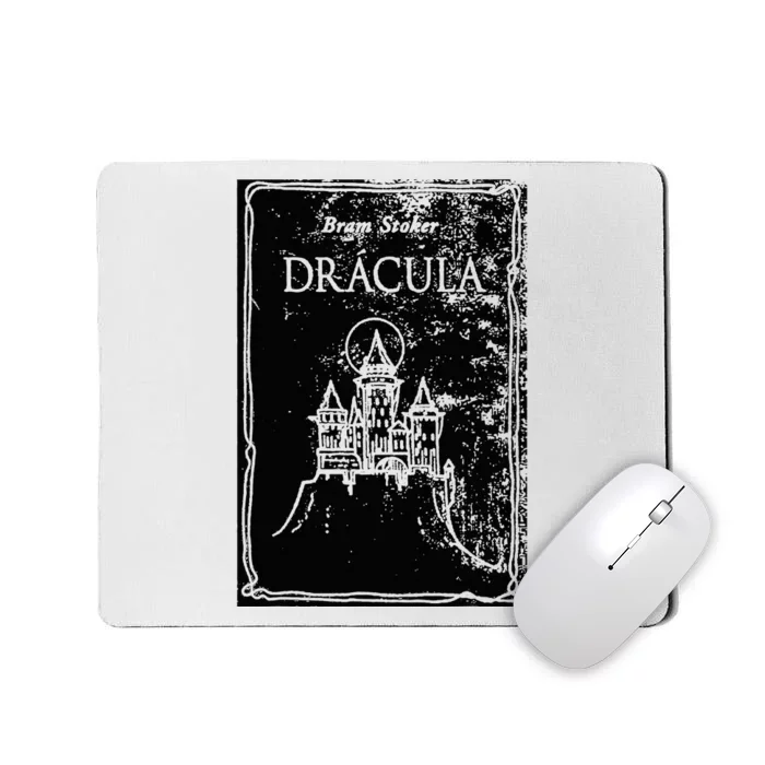 Bram StokerS Dracula 1897 Original Book Cover Art Mousepad