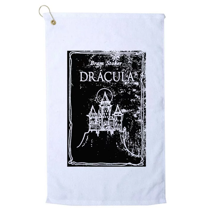 Bram StokerS Dracula 1897 Original Book Cover Art Platinum Collection Golf Towel