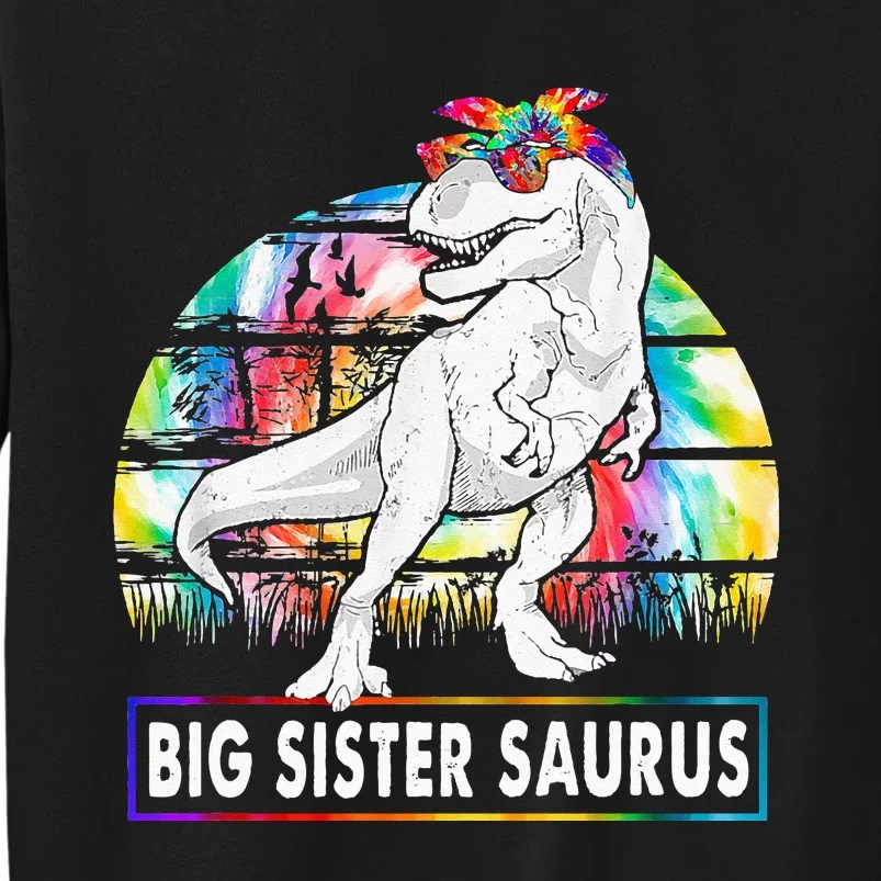 Big Sistersaurus Dinosaur Big Sister Saurus Family Matching Sweatshirt