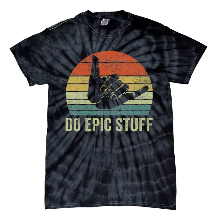 Beach Surf Do Epic Stuff S Windsurfing Surfer Tie-Dye T-Shirt