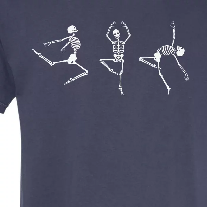 Ballerina Skeletons Dancing Halloween Ballerina Skeleton Garment-Dyed Heavyweight T-Shirt