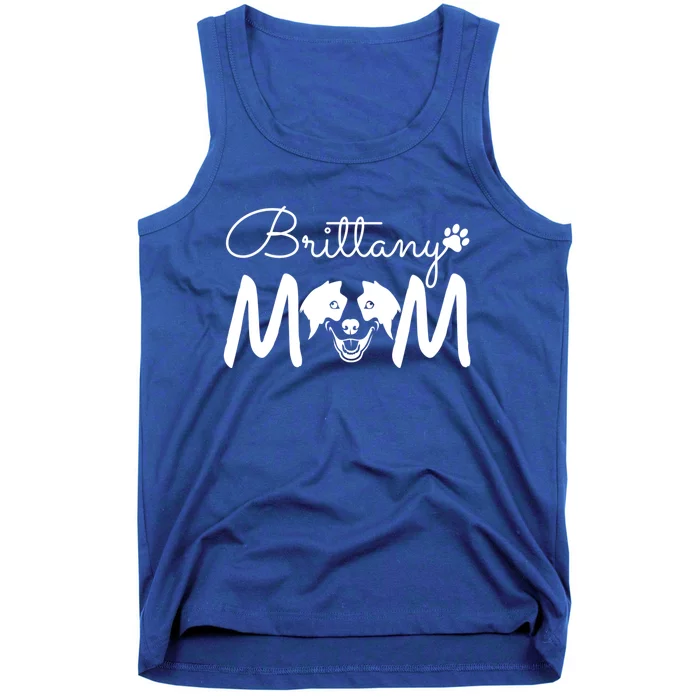 Brittany Spaniel Dog Rescue Brittany Mom Gift Tank Top