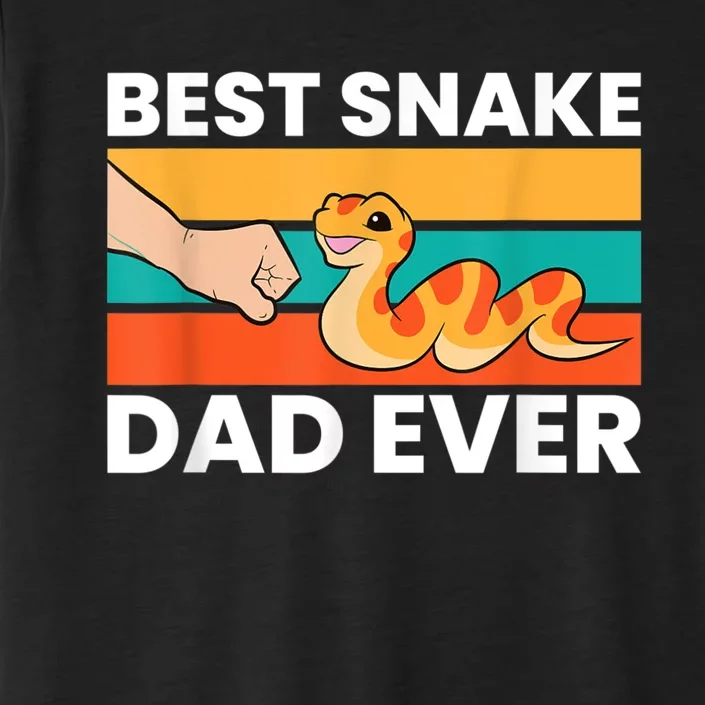 Best Snake Dad Ever Funny Snake ChromaSoft Performance T-Shirt