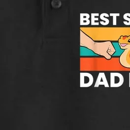 Best Snake Dad Ever Funny Snake Dry Zone Grid Performance Polo