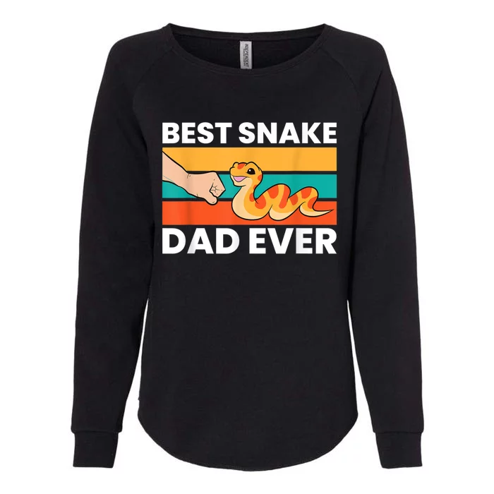 Best Snake Dad Ever Funny Snake Womens California Wash Sweatshirt