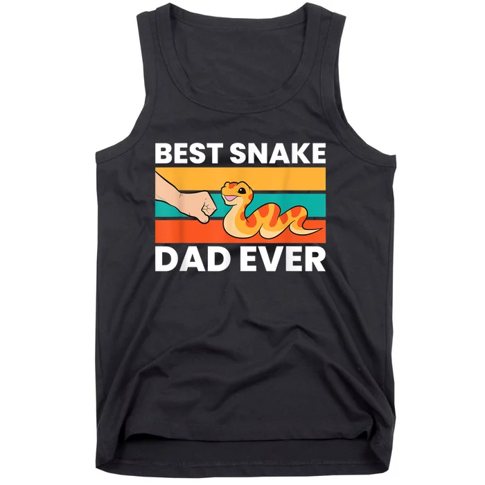 Best Snake Dad Ever Funny Snake Tank Top