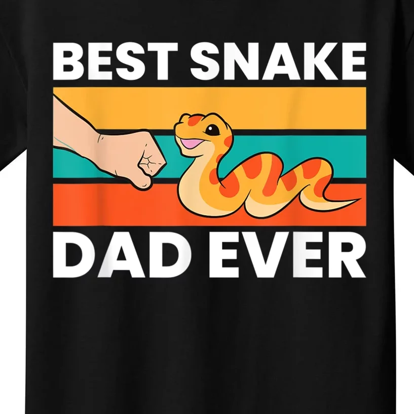 Best Snake Dad Ever Funny Snake Kids T-Shirt