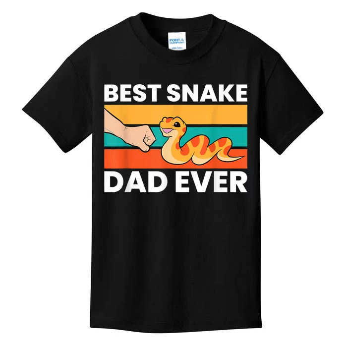 Best Snake Dad Ever Funny Snake Kids T-Shirt