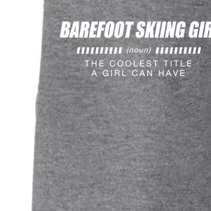 Barefoot Skiing Definition Barefooting Adventure Sports Gift Doggie 3-End Fleece Hoodie