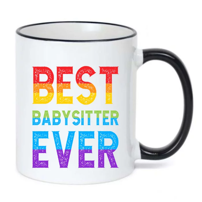 Best Sitter Ever Giftsitter Sitting Gift Black Color Changing Mug