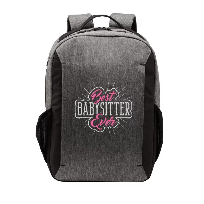 Best Sitter Ever Mother's Day Nanny Care Gift Vector Backpack