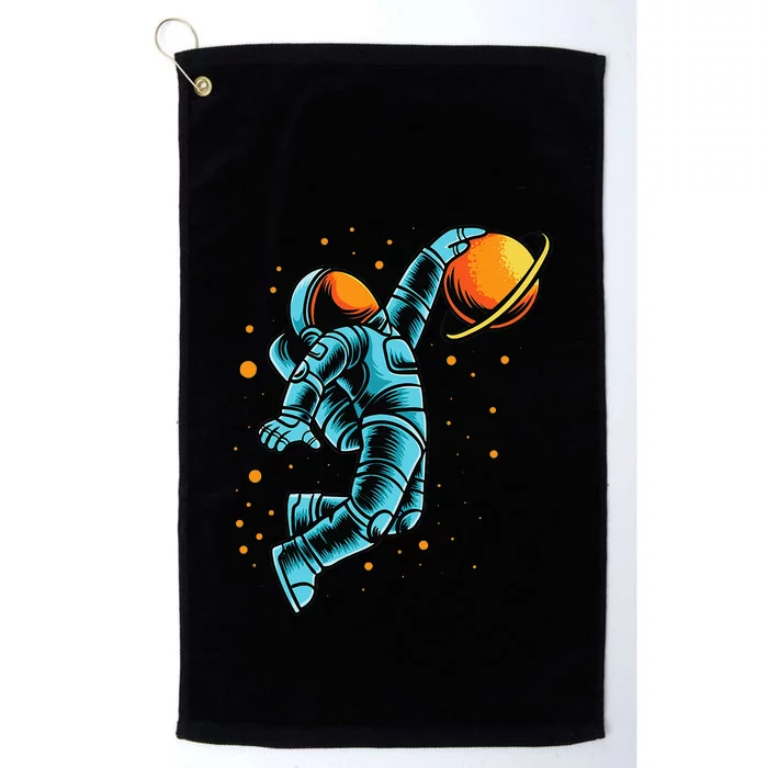 Basketball Space Explorer Platinum Collection Golf Towel