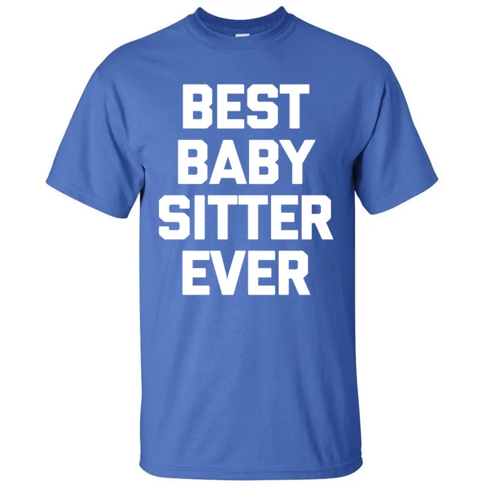 Best Sitter Ever Gift Funny Saying Sarcastic Sitter Great Gift Tall T-Shirt