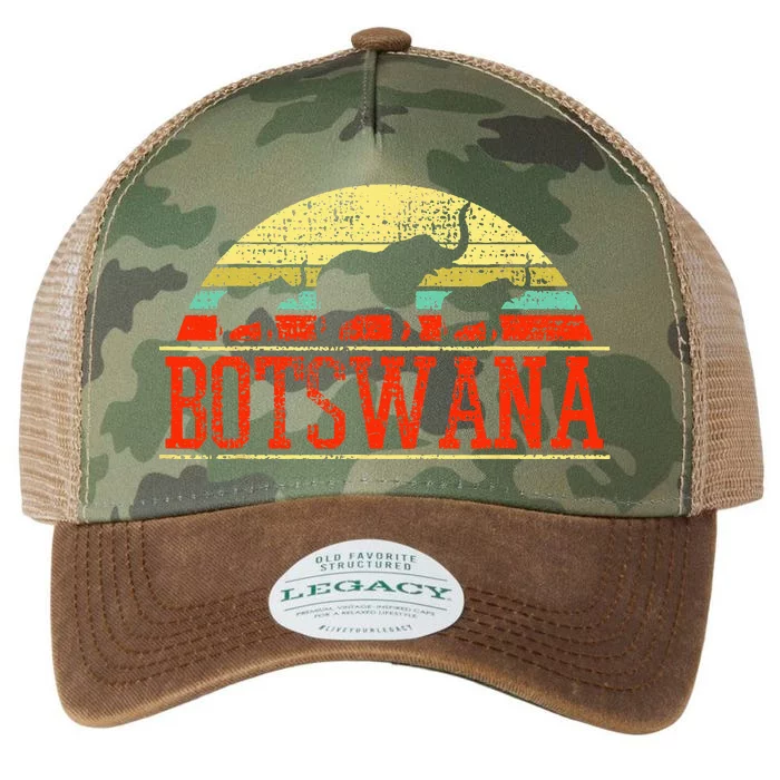 Botswana Safari Elephant Vintage Legacy Tie Dye Trucker Hat