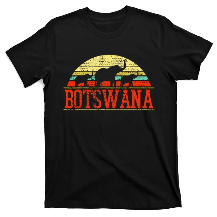 Botswana Safari Elephant Vintage T-Shirt