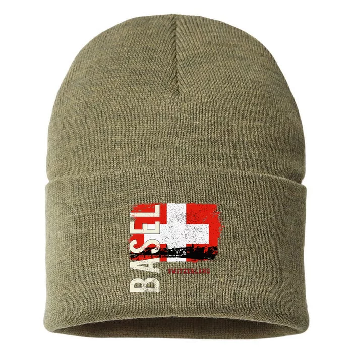 Basel Switzerland Europe Sustainable Knit Beanie