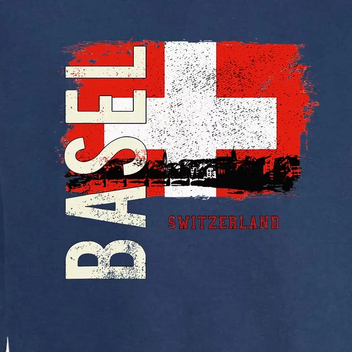 Basel Switzerland Europe Garment-Dyed Sweatshirt