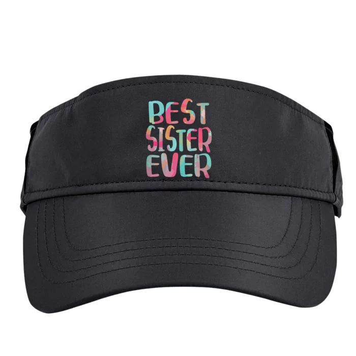 Best Sister Ever Mothers Day Adult Drive Performance Visor