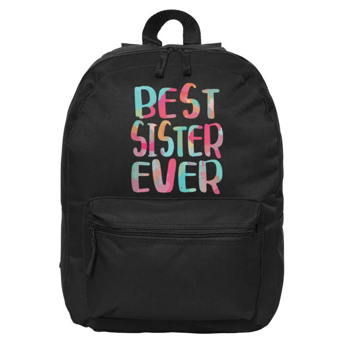 Best Sister Ever Mothers Day 16 in Basic Backpack