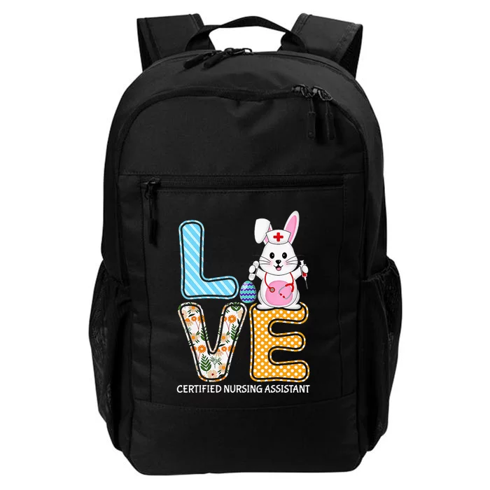 bunny stethoscope easter egg love cna nurse Daily Commute Backpack