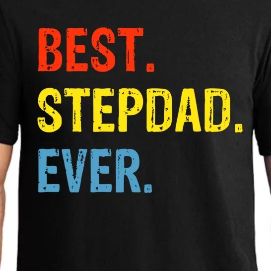 Best Stepdad Ever Funny Gift Stepcool Giftdad Meaningful Gift Pajama Set