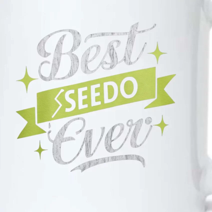 Best Seedo Ever Funny Gift Arabic Grandpa Great Gift Black Color Changing Mug