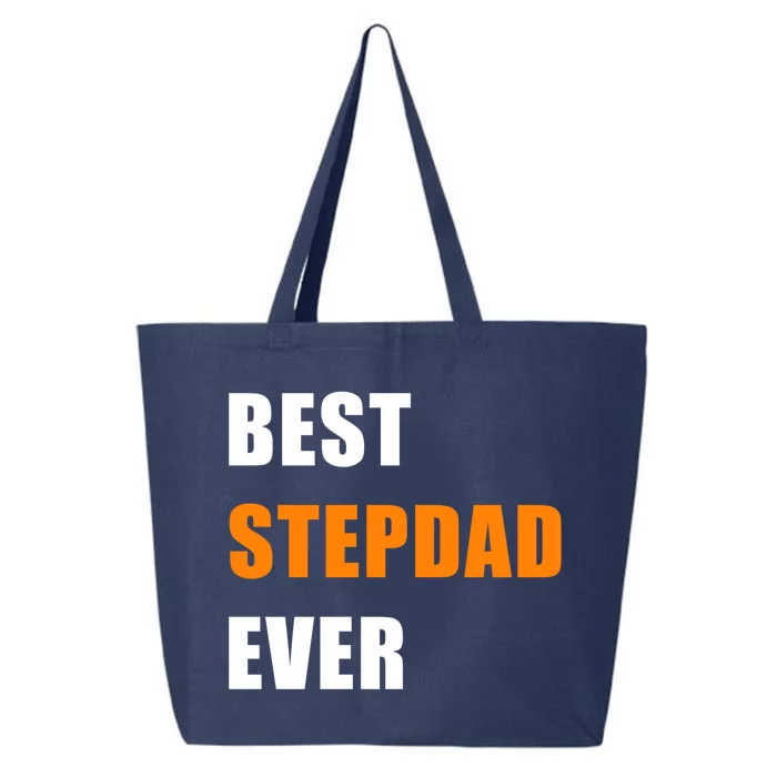 Best Stepfather Ever Family Fathers Day Bonus Dad Stepdad Gift 25L Jumbo Tote