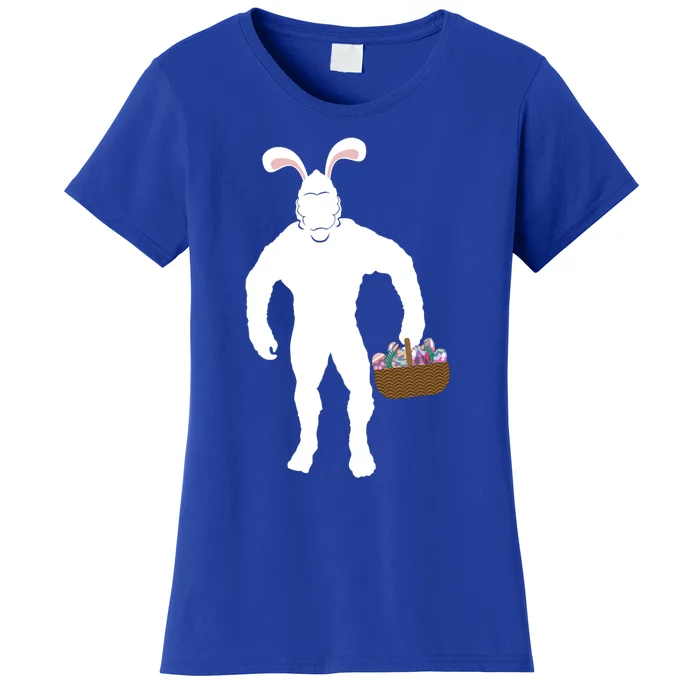 Bigfoot Sasquatch Easter Sunday Egg Hunt Eggs Hunter Gift Women's T-Shirt