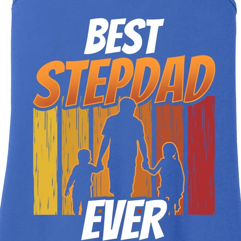 Best Stepdad Ever Sayings Stepfather Step Dad Fathers Day Gift Ladies Essential Tank